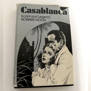 Casablanca Book & Script by Howard Koch - Vintage